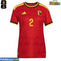 Belgien Zeno Debast #2 Heimtrikot Frauen WM 2026 Kurzarm